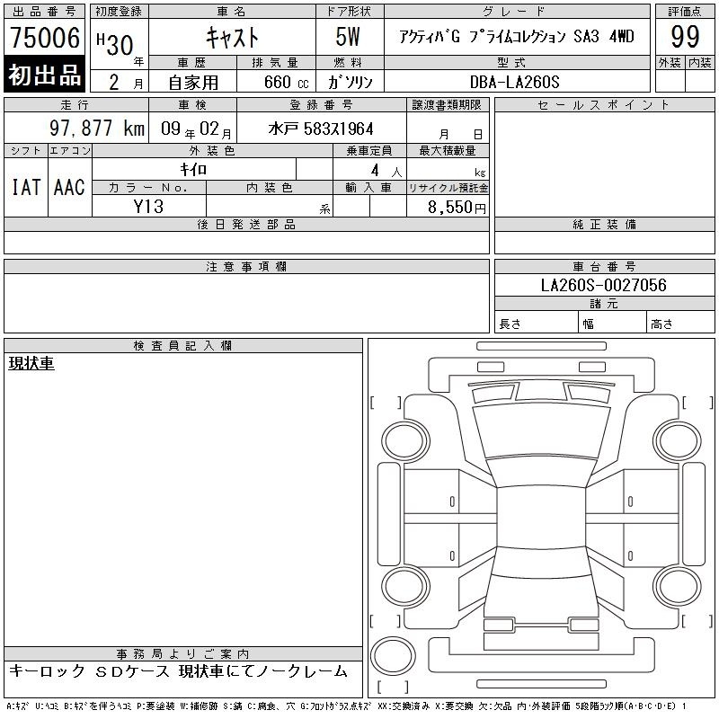 DAIHATSU CAST