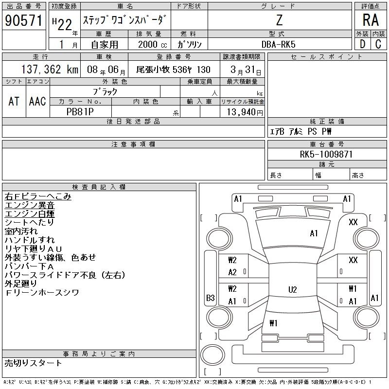 HONDA STEPWGN