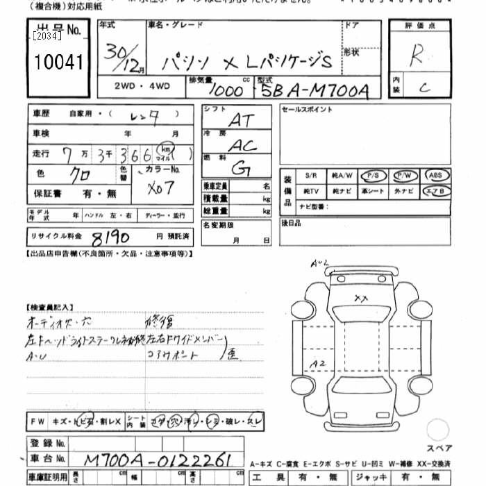 TOYOTA PASSO
