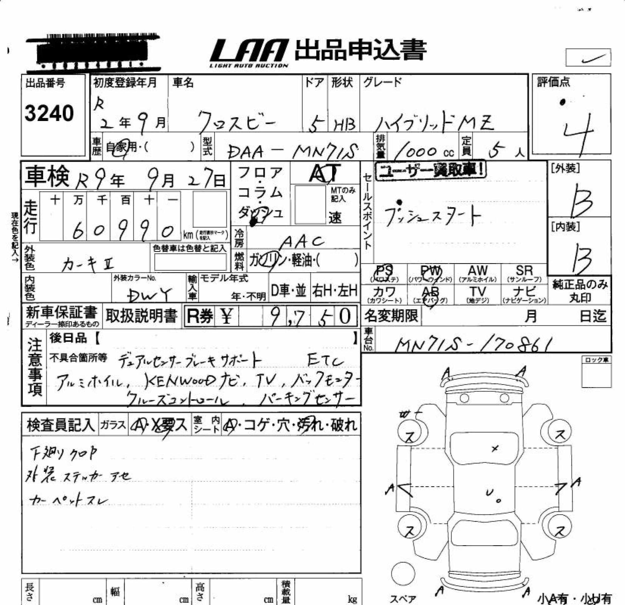 SUZUKI XBEE