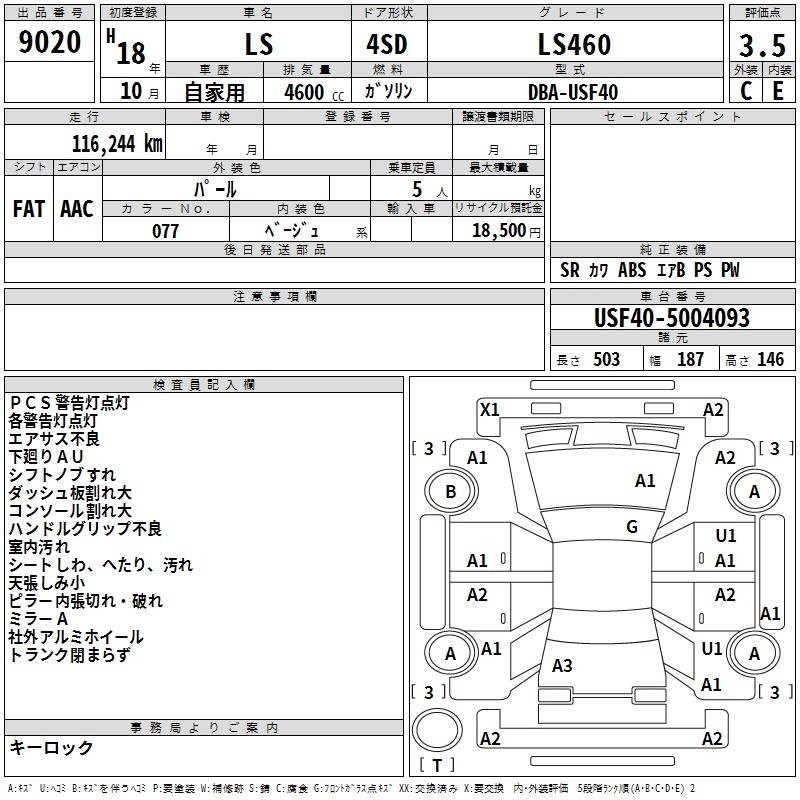LEXUS LS460