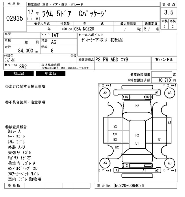 TOYOTA RAUM