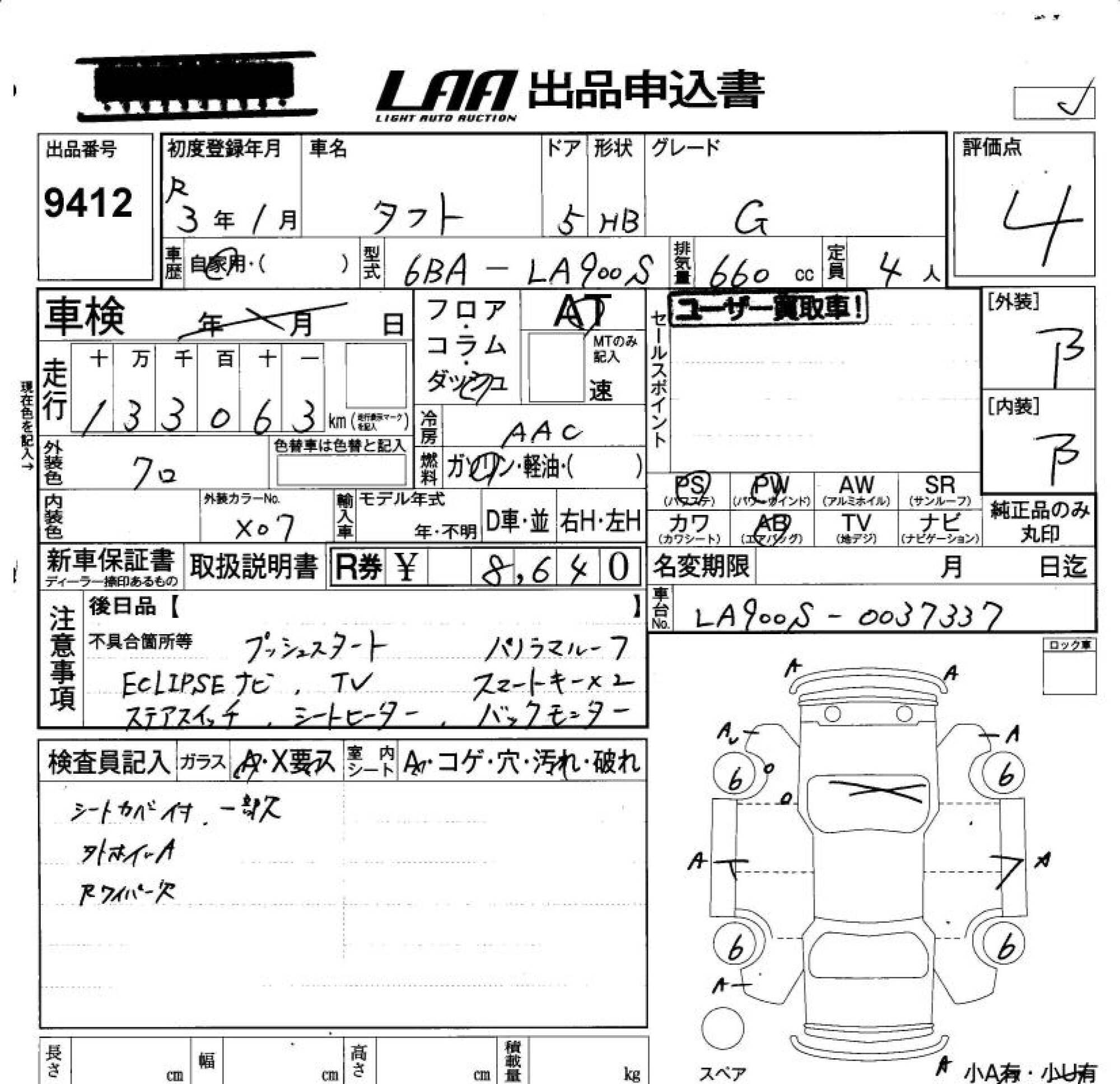 DAIHATSU TAFT