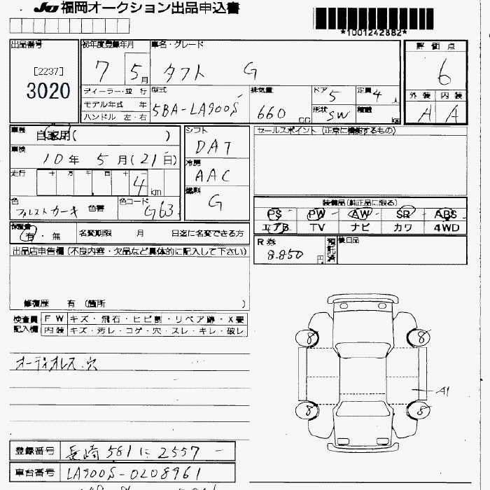 DAIHATSU TAFT