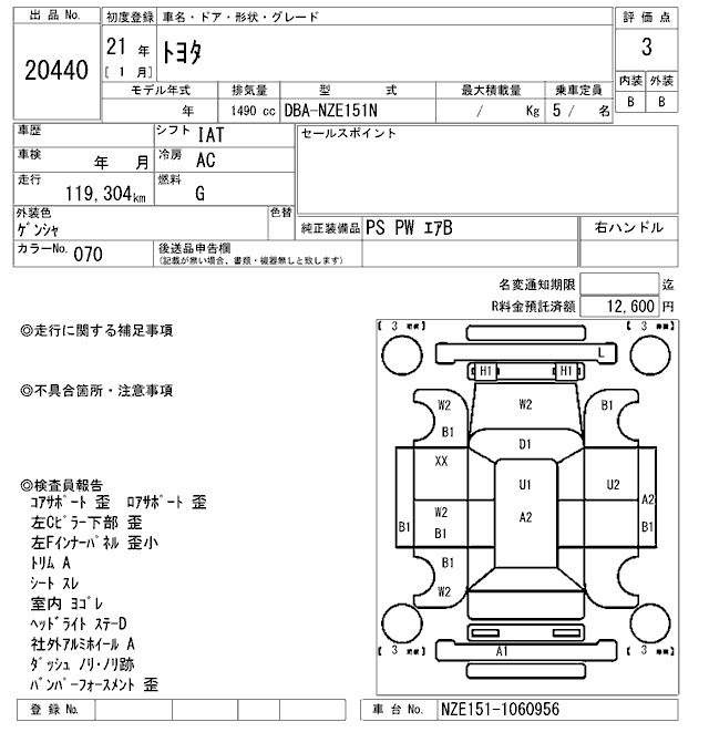 TOYOTA COROLLA RUMION