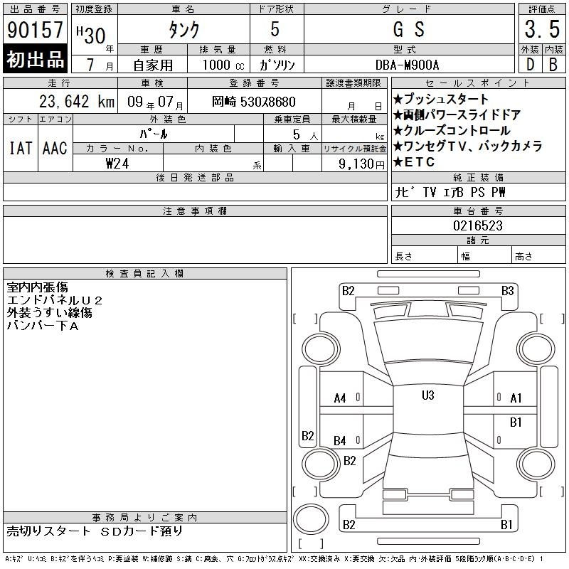 TOYOTA TANK