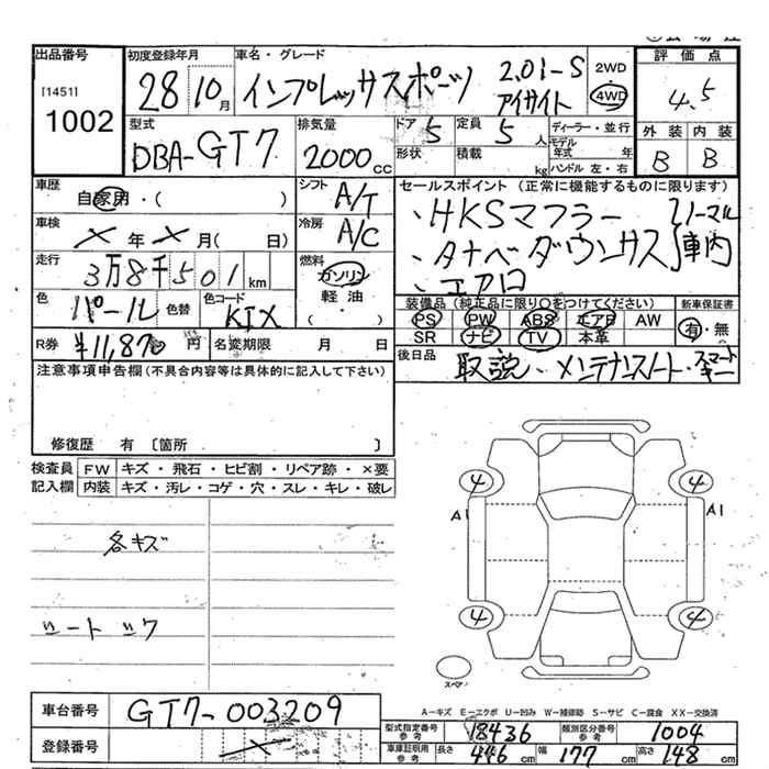 SUBARU XV