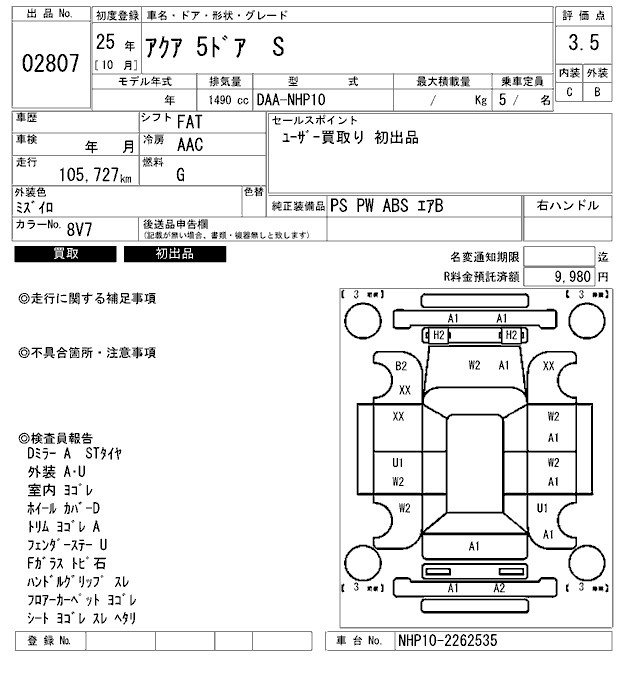 TOYOTA AQUA