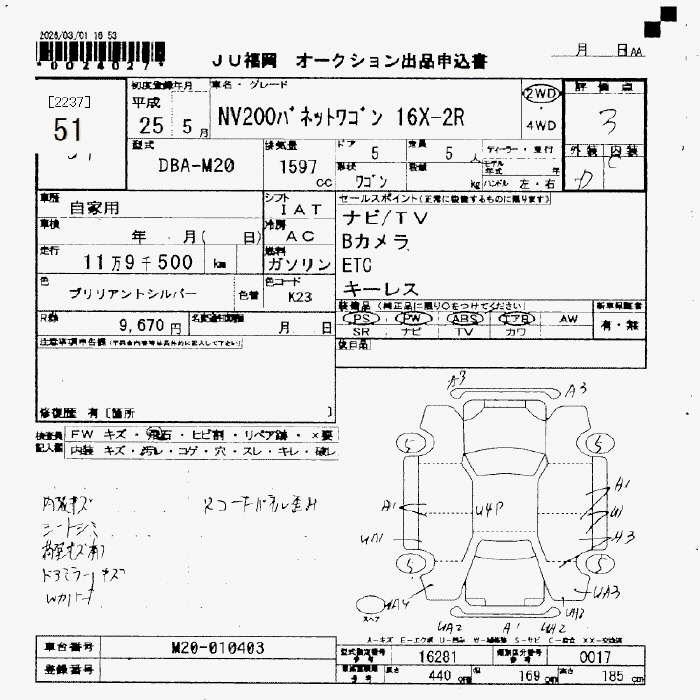 NISSAN NV200