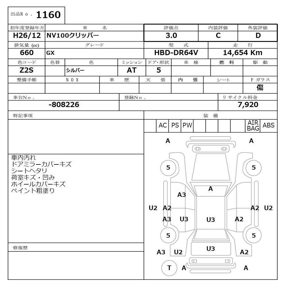 NISSAN NV100 CLIPPER