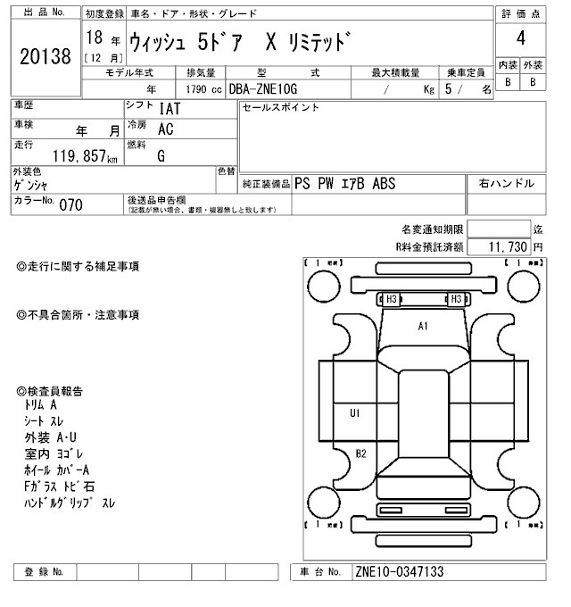 TOYOTA WISH