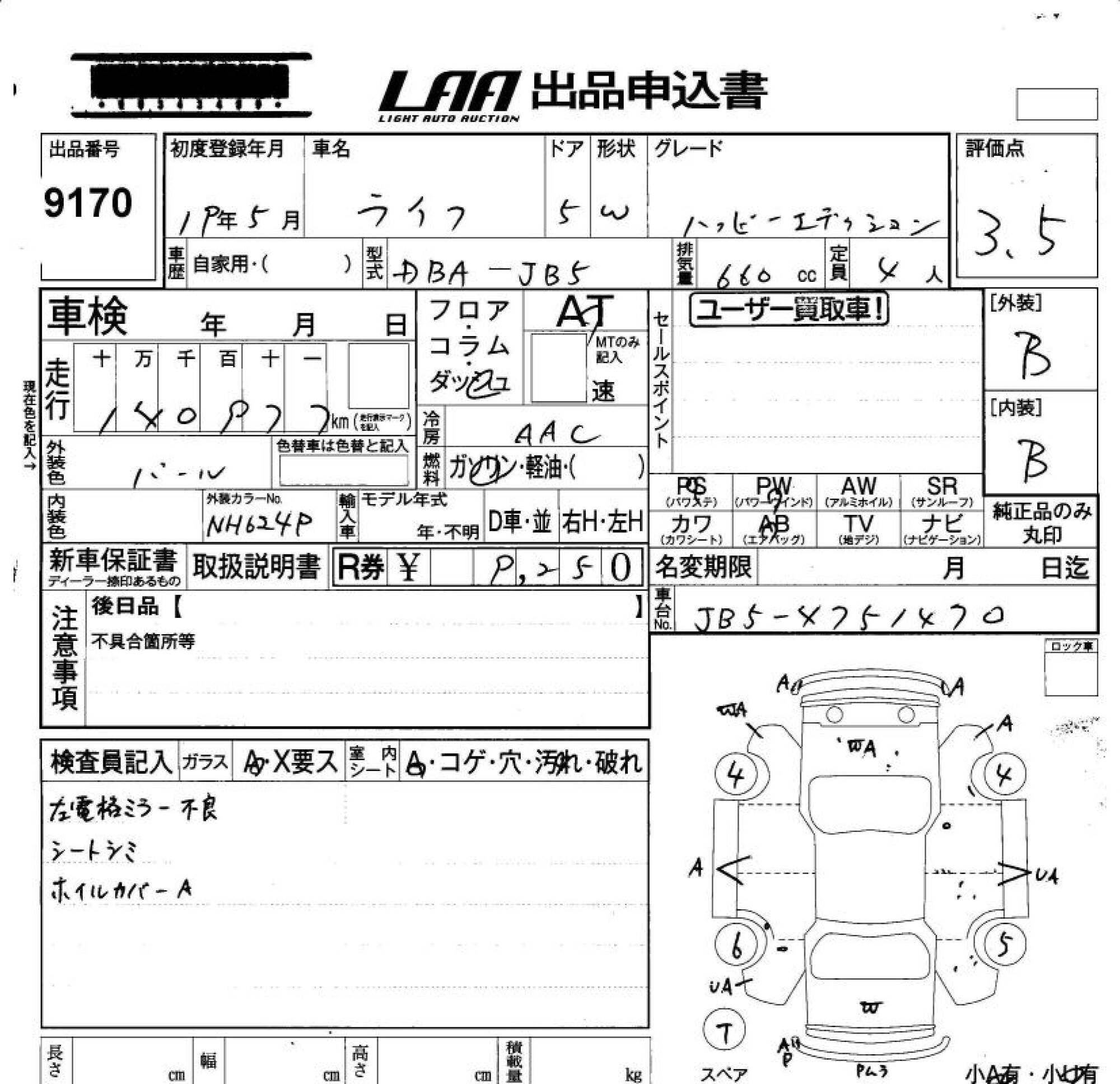 HONDA LIFE