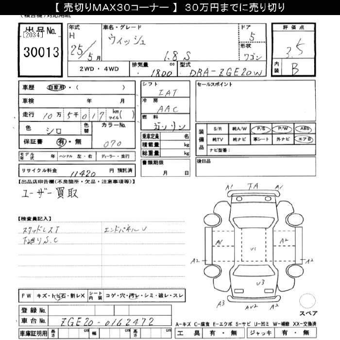 TOYOTA WISH
