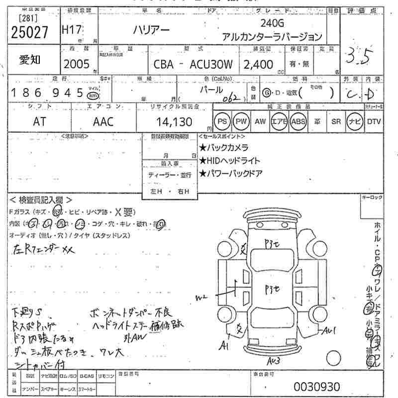 TOYOTA HARRIER