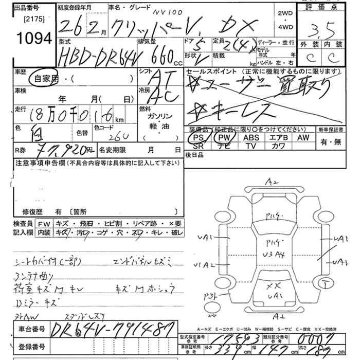 NISSAN NV100 CLIPPER