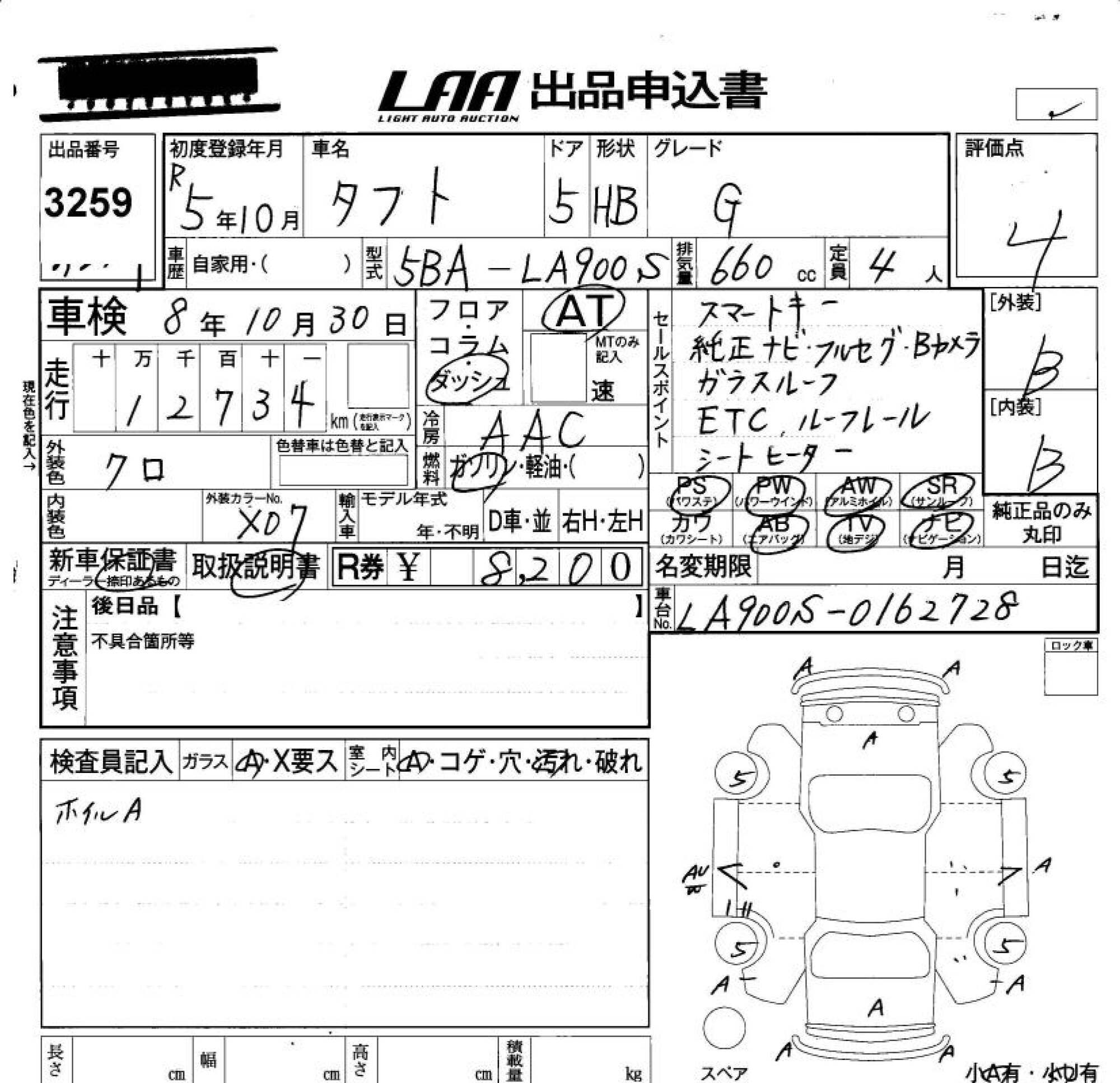 DAIHATSU TAFT