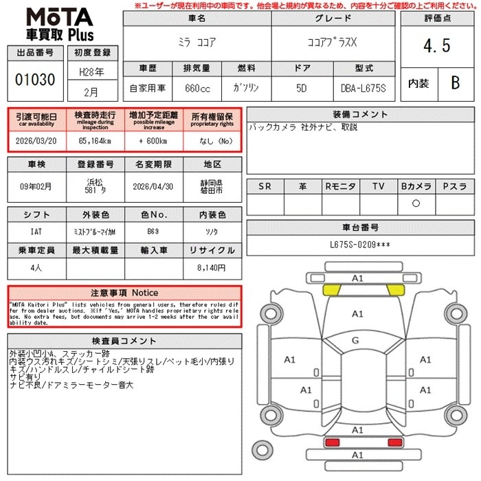 DAIHATSU MIRA COCOA