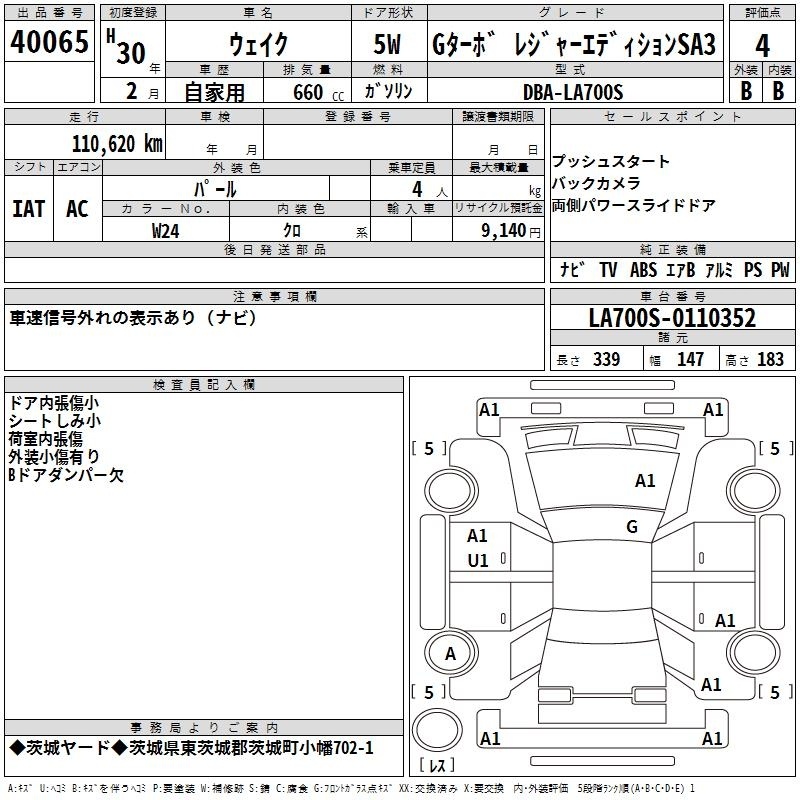 DAIHATSU WAKE