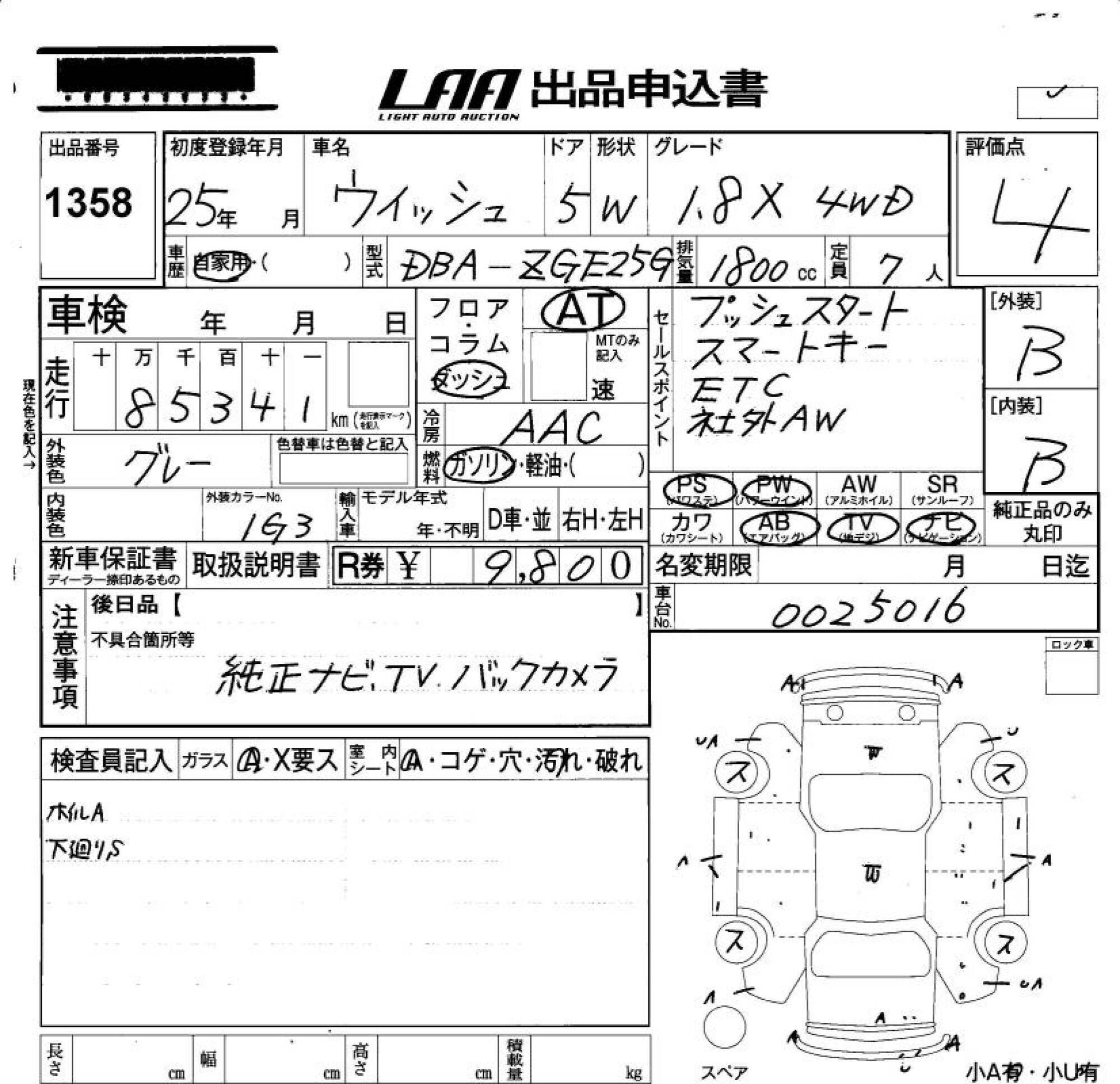 TOYOTA WISH