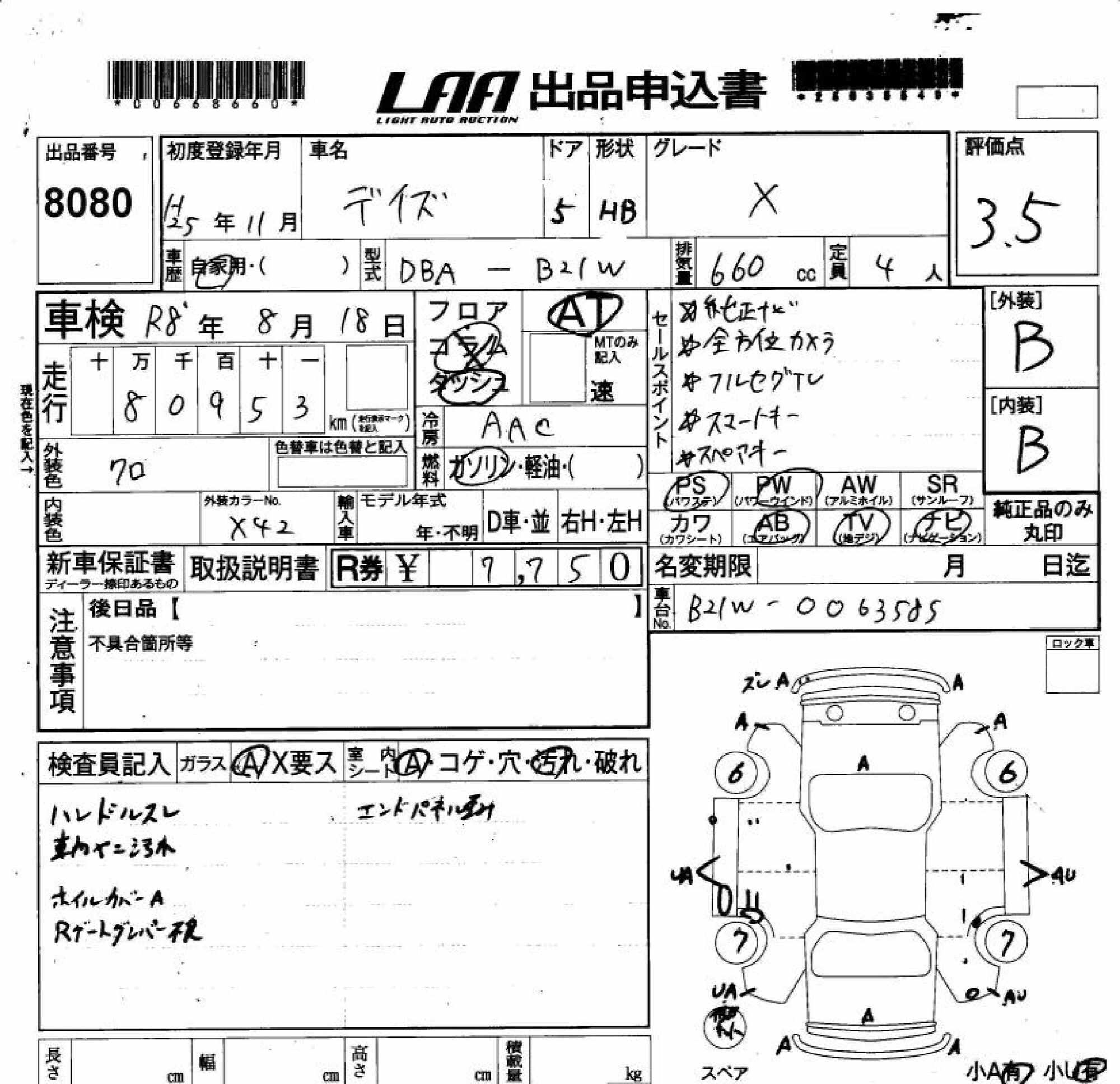 NISSAN DAYZ