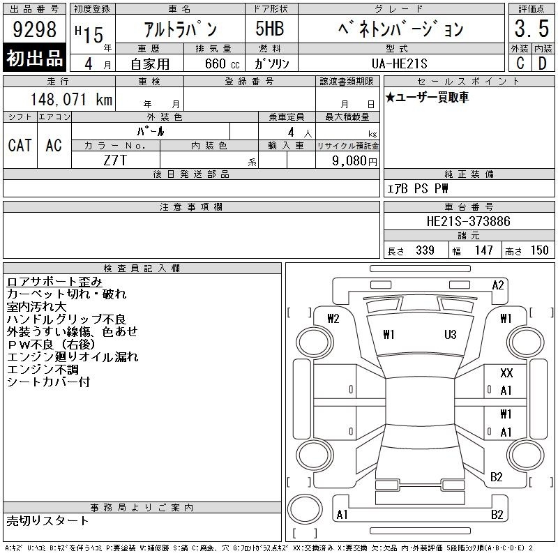 SUZUKI ALTO LAPIN
