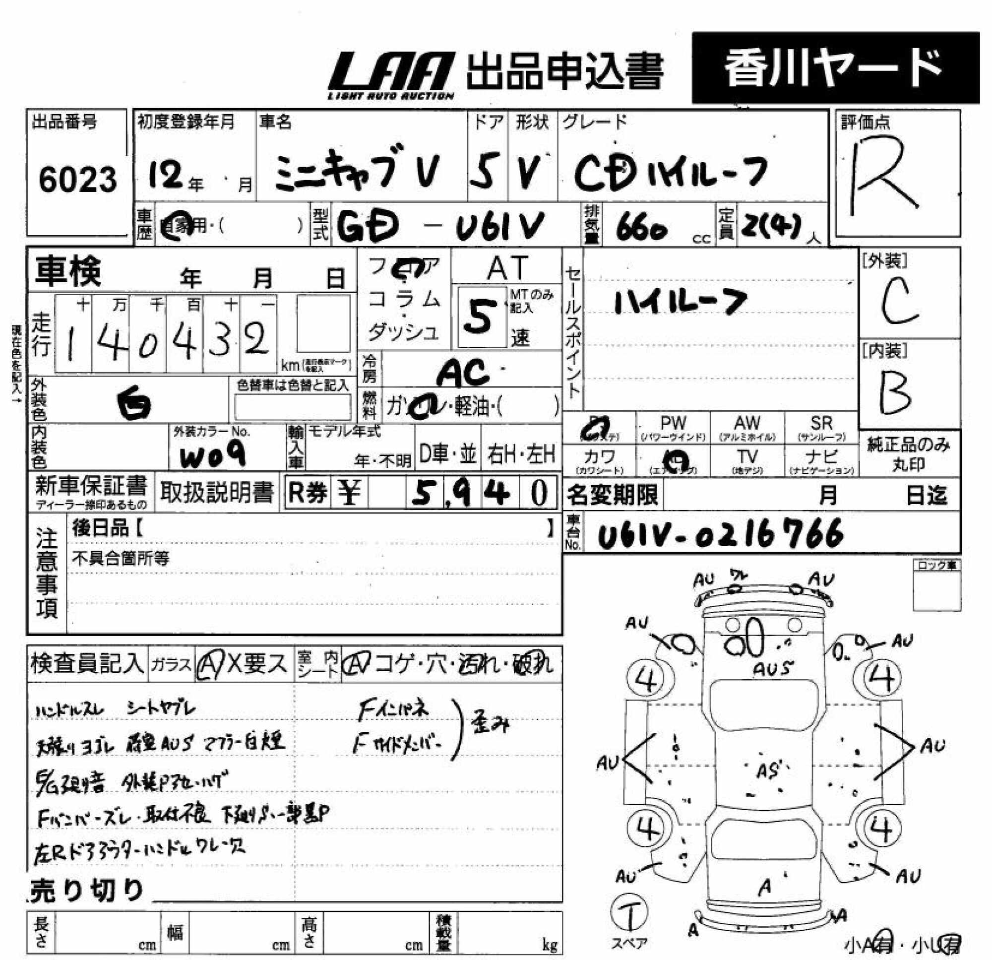 MITSUBISHI MINICAB