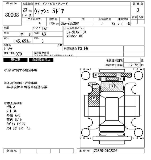 TOYOTA WISH