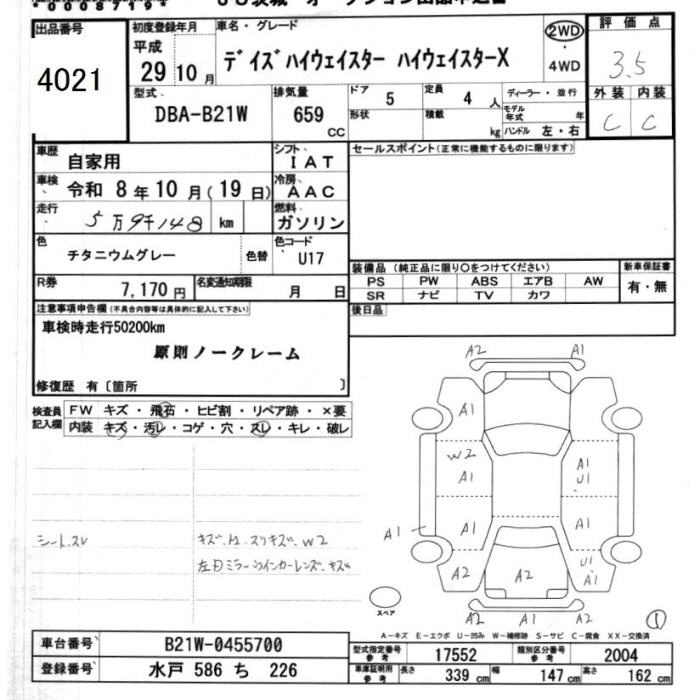 NISSAN DAYZ