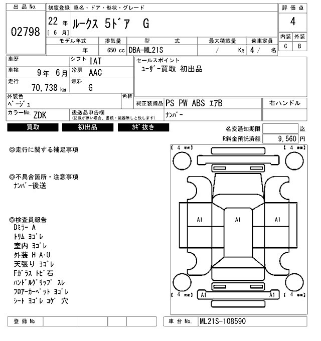 NISSAN ROOX