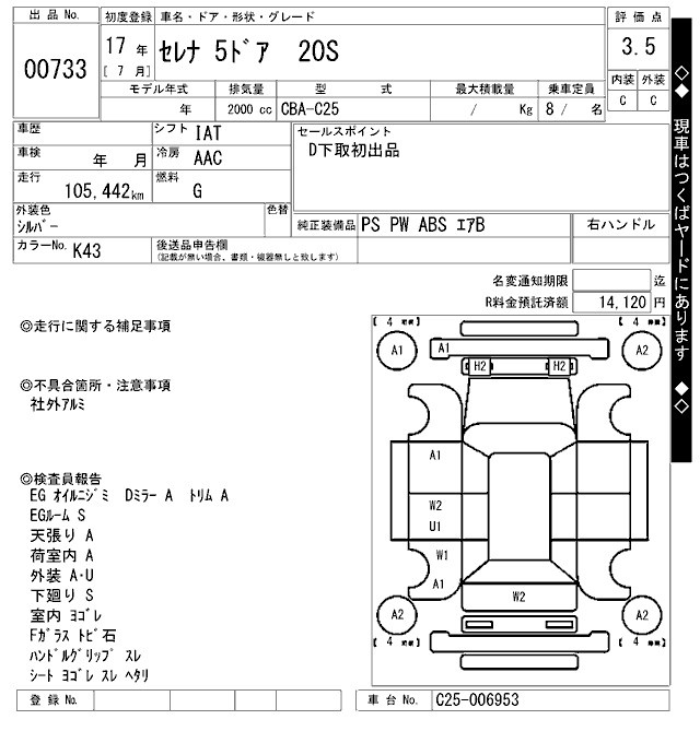 NISSAN SERENA