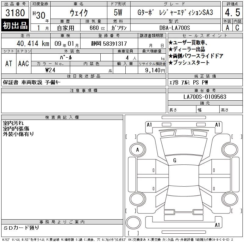DAIHATSU WAKE