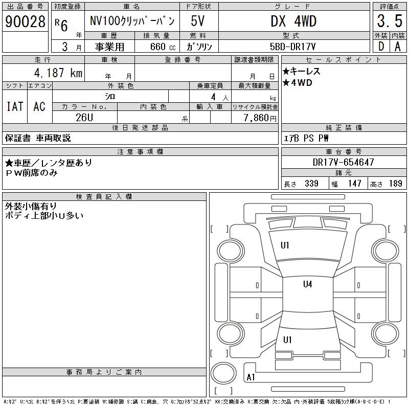 NISSAN NV100 CLIPPER