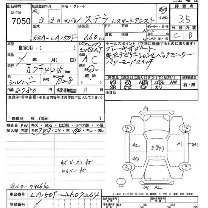 SUBARU STELLA