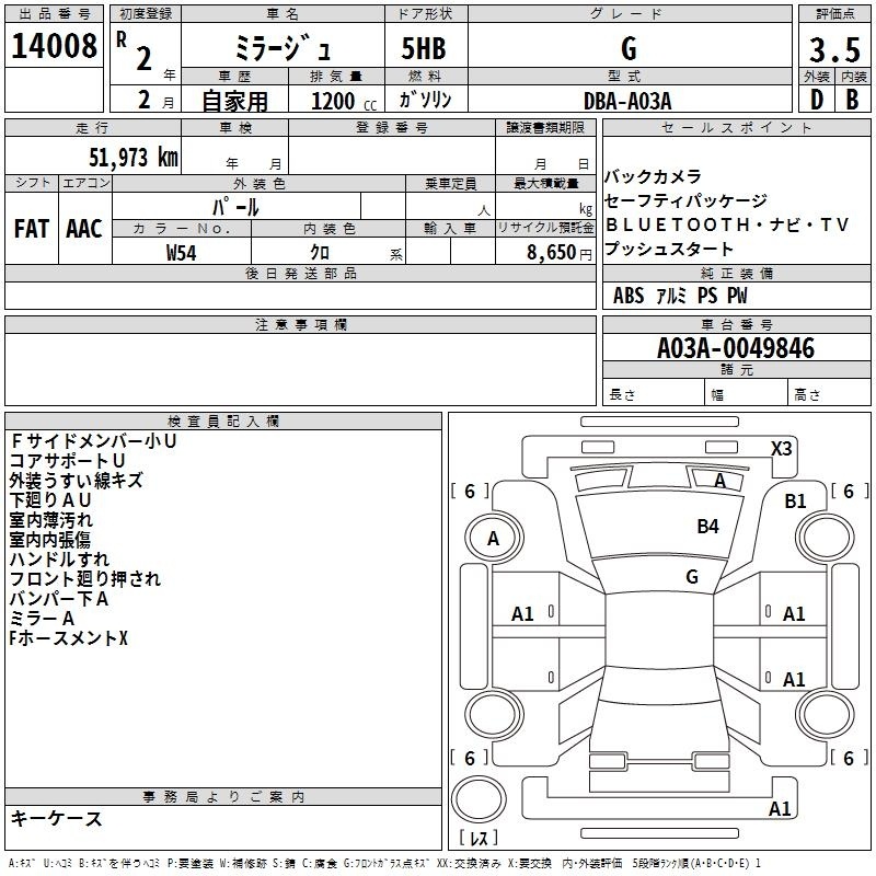 MITSUBISHI MIRAGE