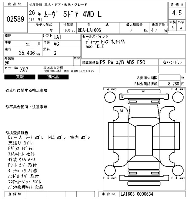 DAIHATSU MOVE