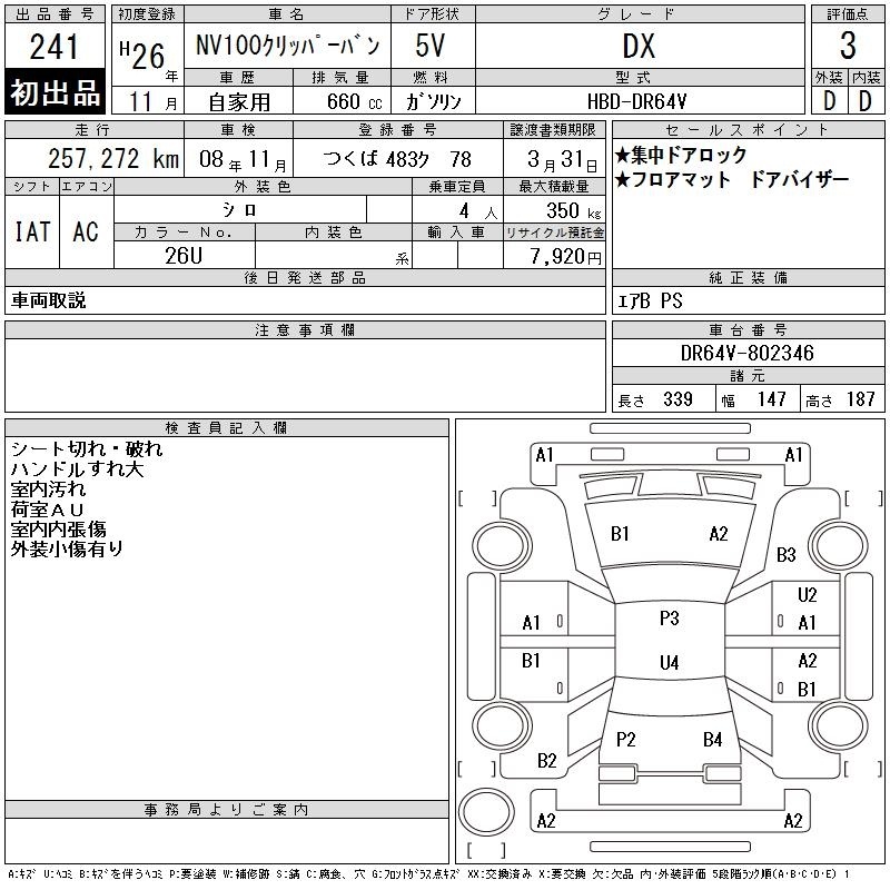 NISSAN NV100 CLIPPER