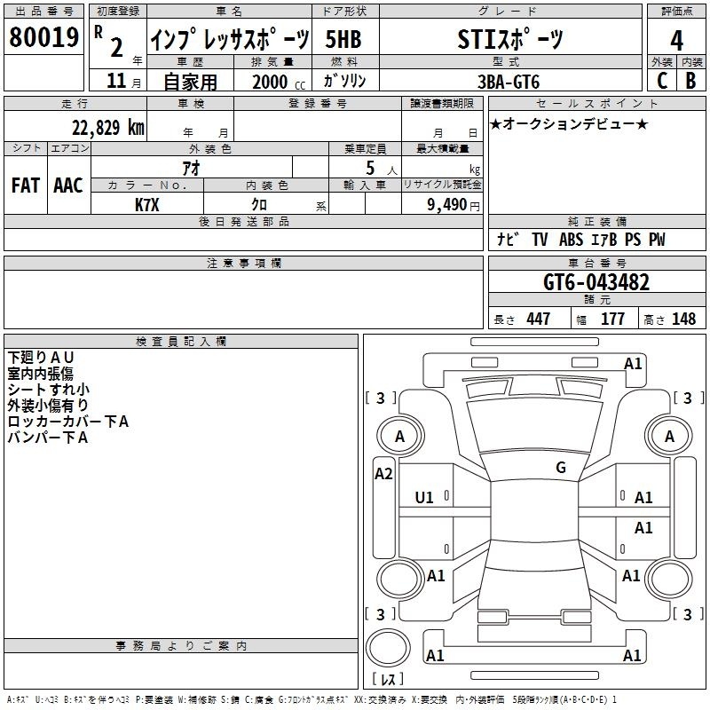 SUBARU IMPREZA