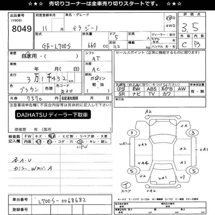 DAIHATSU MIRA GINO