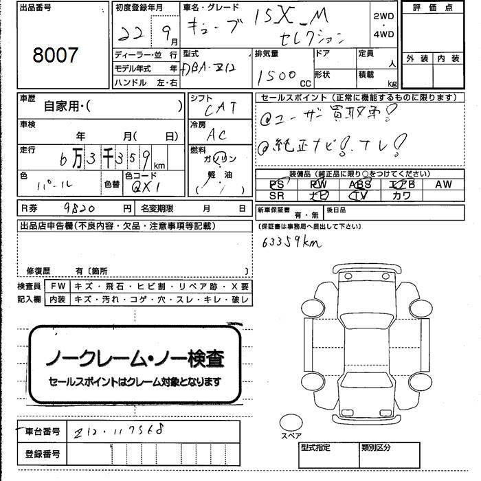 NISSAN CUBE