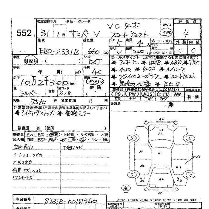SUBARU SAMBAR