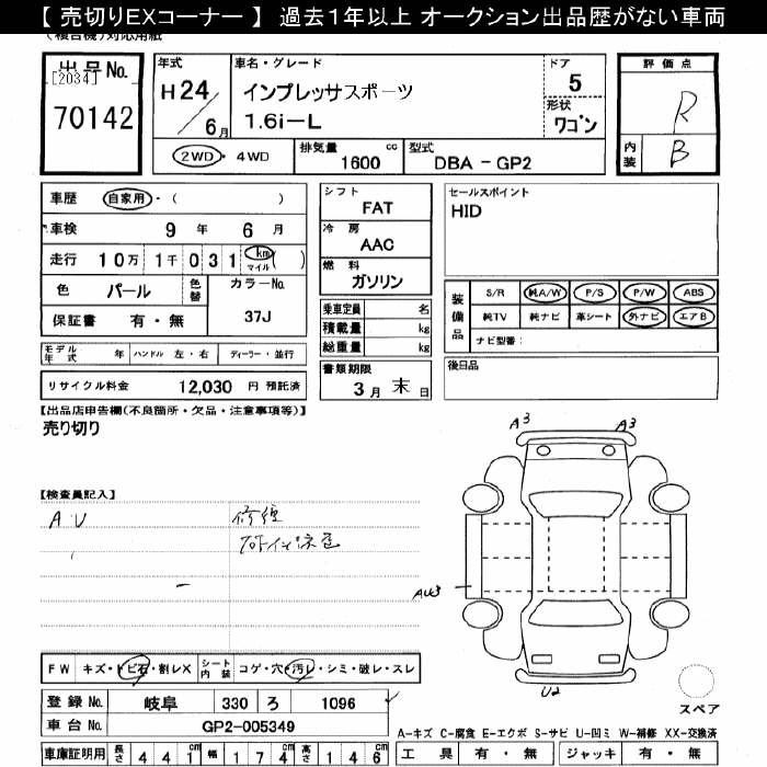 SUBARU IMPREZA