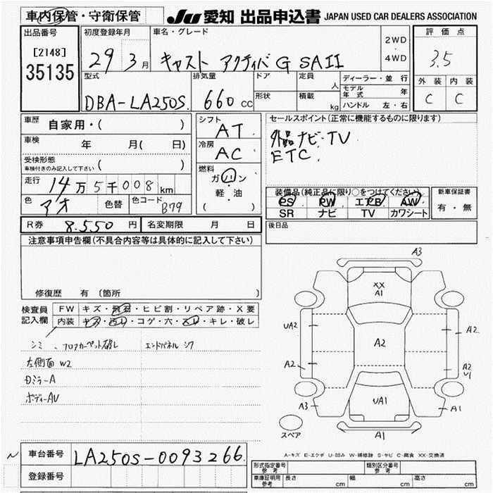 DAIHATSU CAST