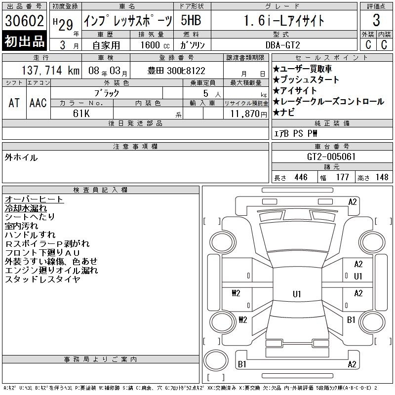 SUBARU IMPREZA