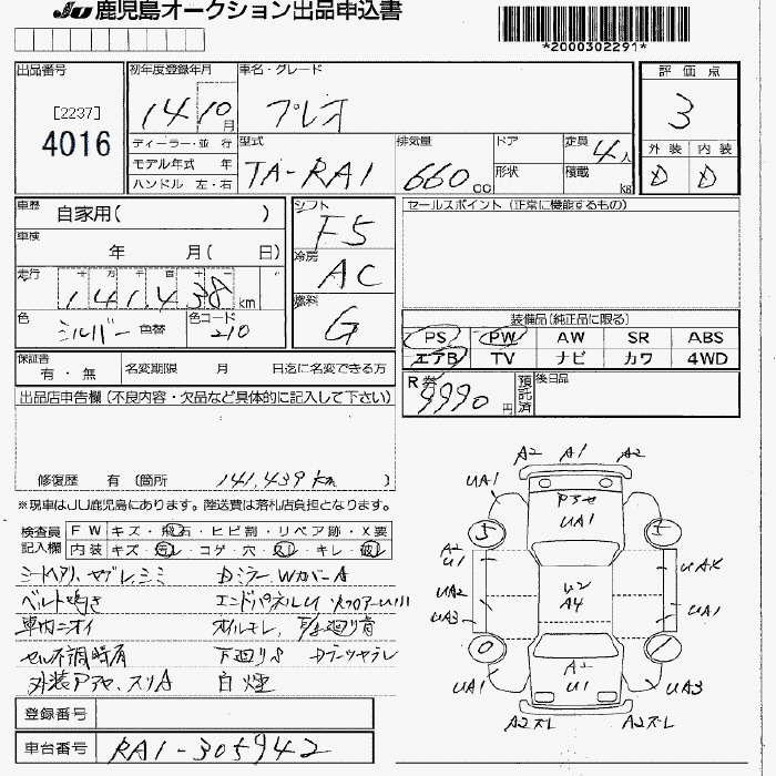 SUBARU PLEO
