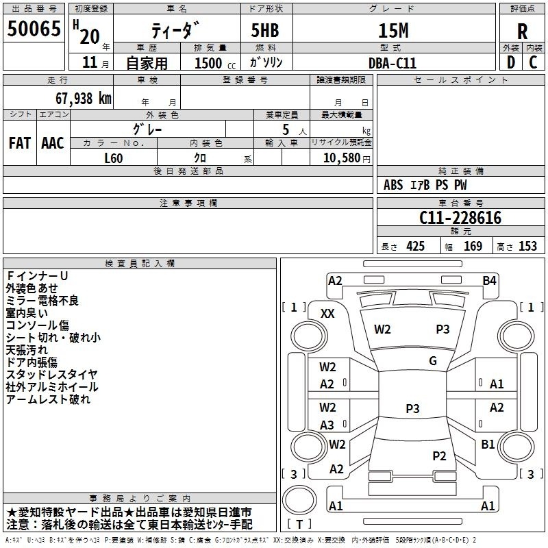 NISSAN TIIDA