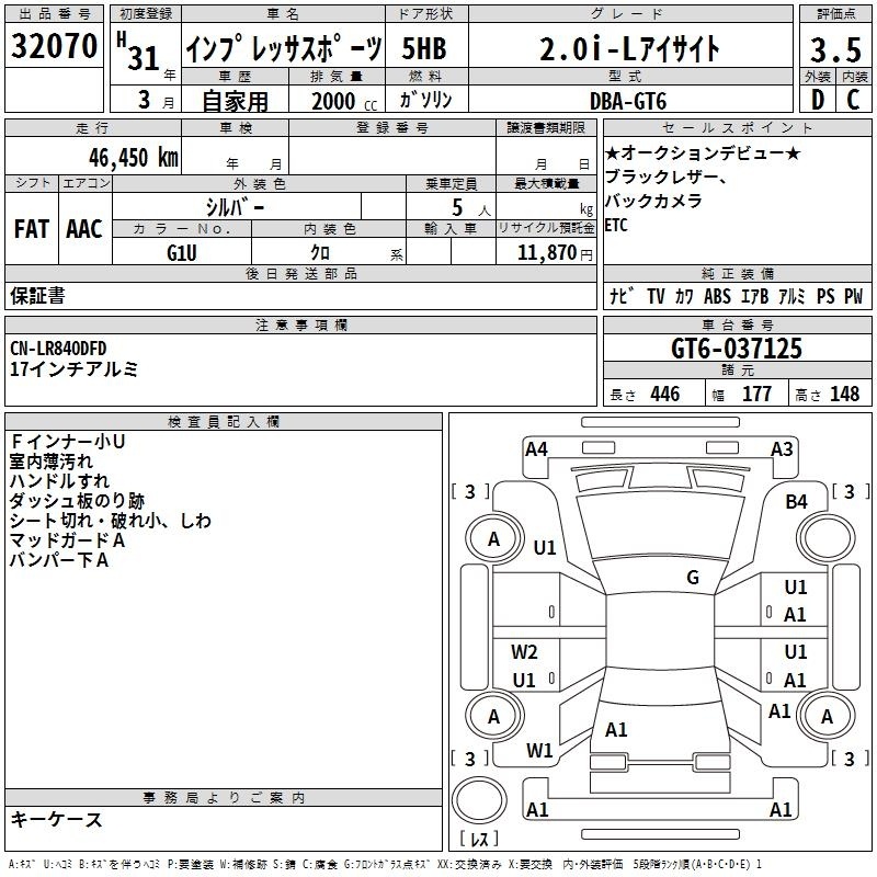 SUBARU IMPREZA