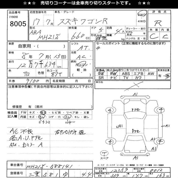 SUZUKI WAGON R