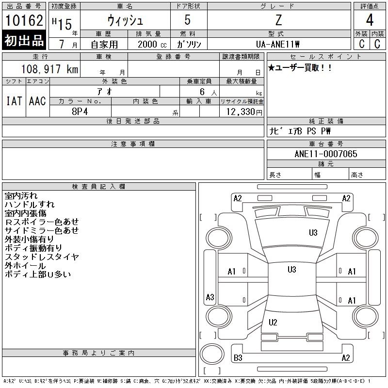 TOYOTA WISH