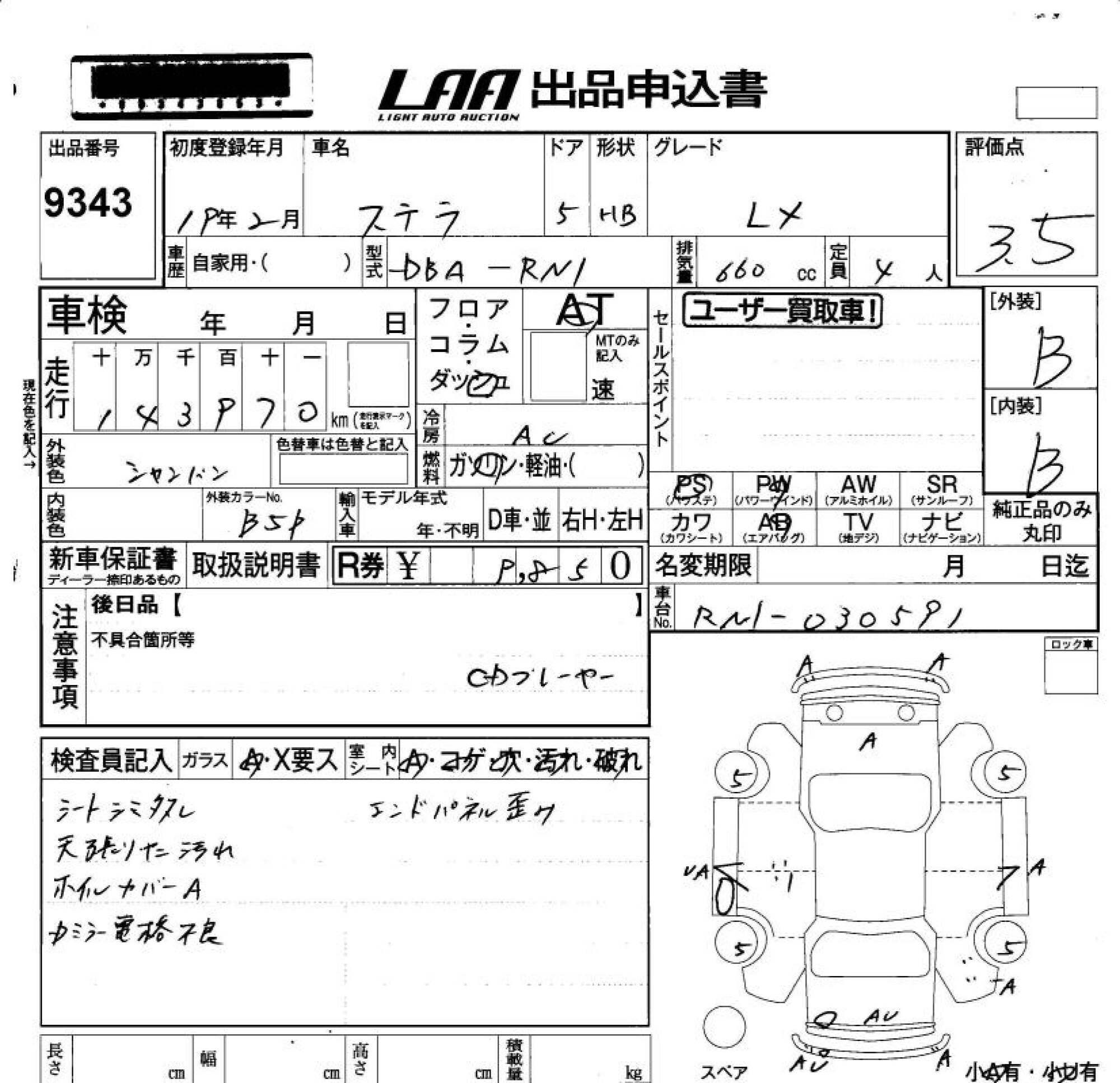 SUBARU STELLA