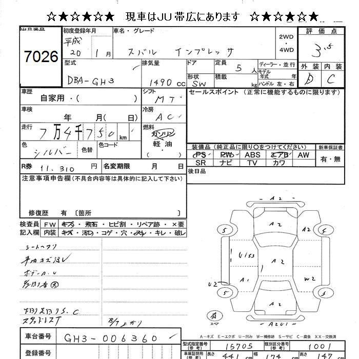 SUBARU IMPREZA
